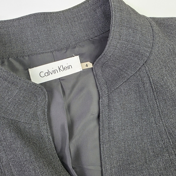 Calvin Klein Charcoal Midi Dress - Picture 3 of 6